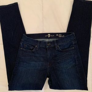 Women 7 for All Mankind Slim Cigarette Jeans Sz27